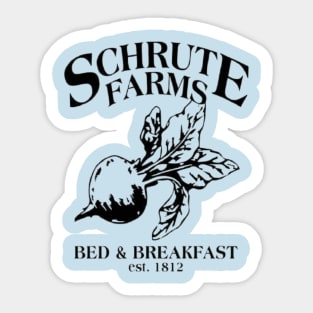 Schrute Farms Bed & Breakfast Est 1812 Sticker